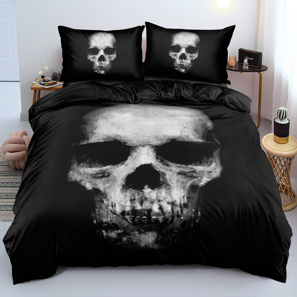 Good Floral & Wedding Decor Supply - Skeleton Floral & Skull Bedding Set