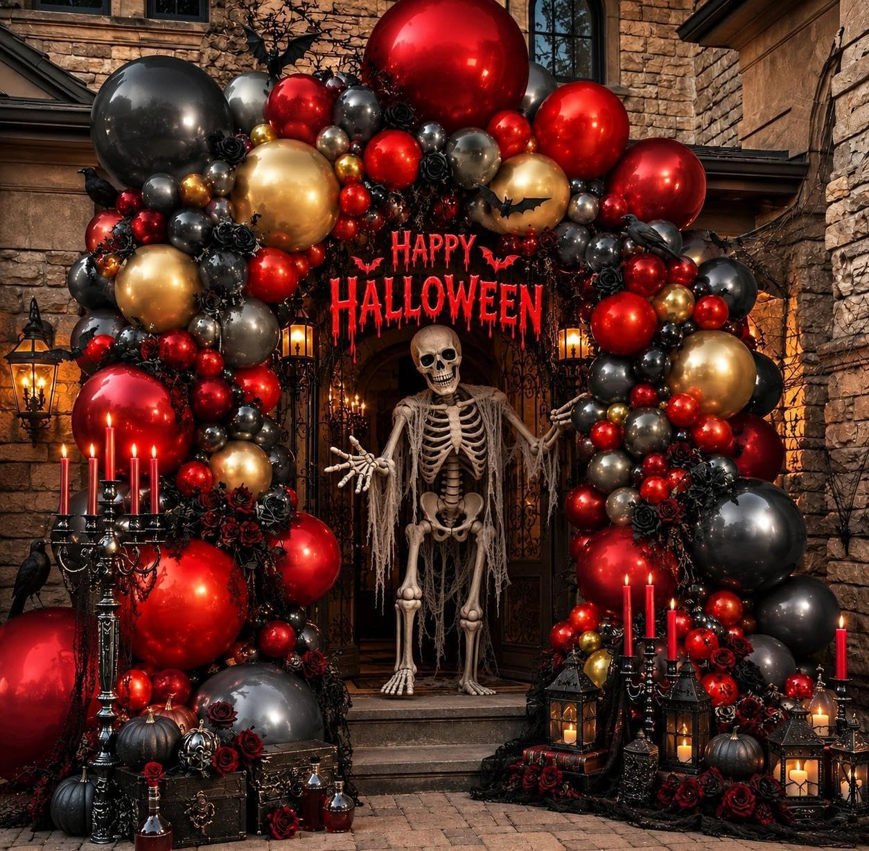 Halloween Balloon Arch Kit Dou - đánh giá và giá Wedding Balloon Arch