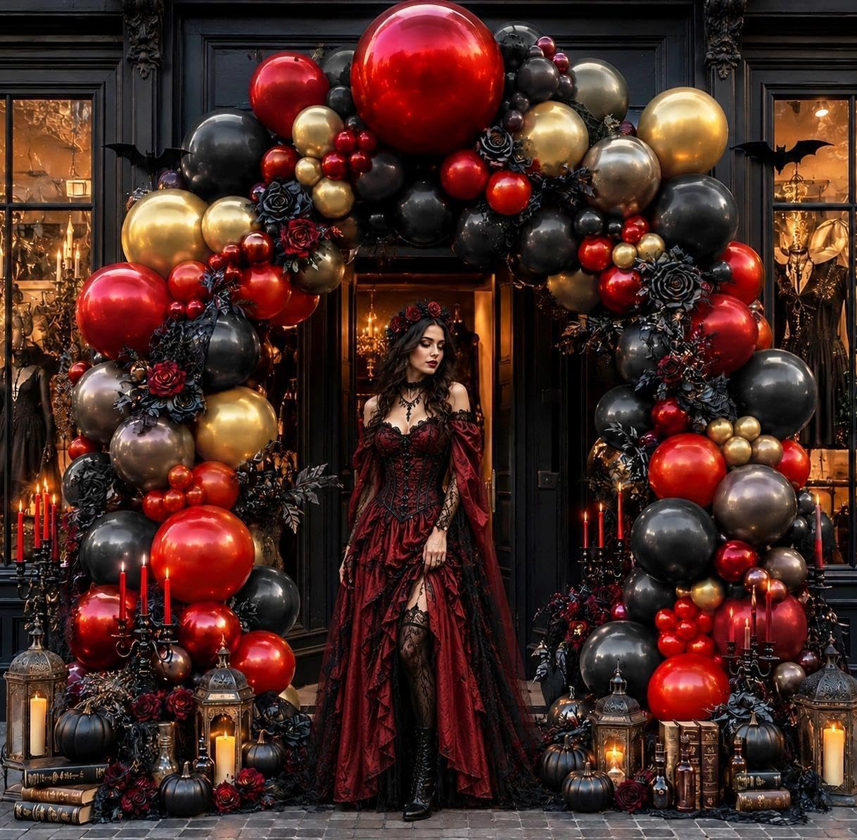 Halloween Balloon Arch Kit Dou - đánh giá và giá Wedding Balloon Arch