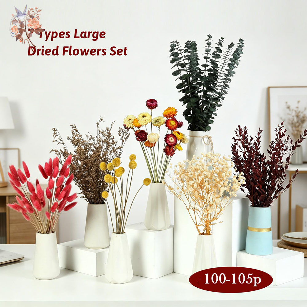 Dried Flowers Bulk Set 7 Kinds - đánh giá và giá Wedding Supply In Bulk