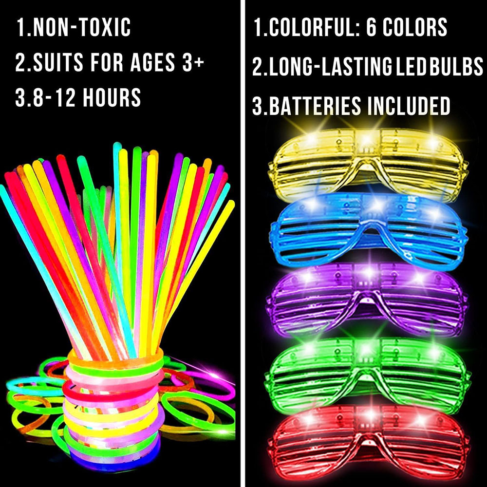 136Pack Glow in The Dark Light - đánh giá và giá Wedding Supply In Bulk
