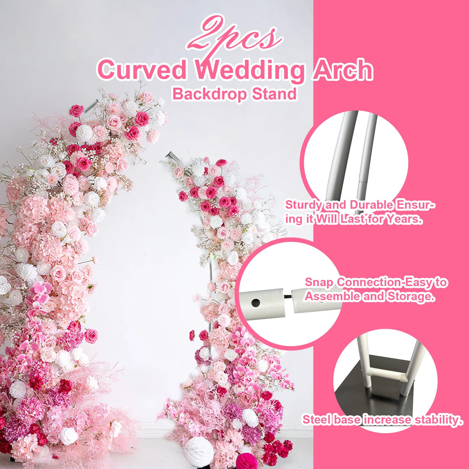 Half Arch Balloon Stand, Flowe - đánh giá và giá Wedding Balloon Arch