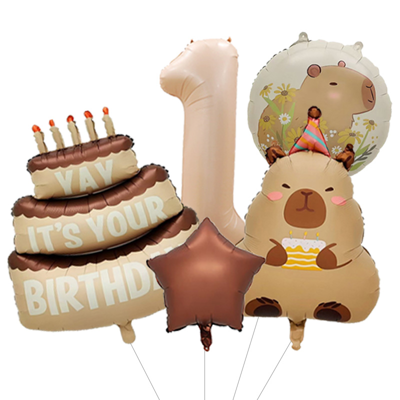 Capybara Animal Birthday Ballo - đánh giá và giá Wedding Balloon Arch