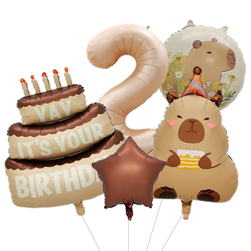 Capybara Animal Birthday Ballo - đánh giá và giá Wedding Balloon Arch
