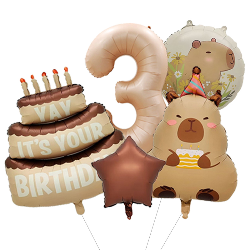 Capybara Animal Birthday Ballo - đánh giá và giá Wedding Balloon Arch