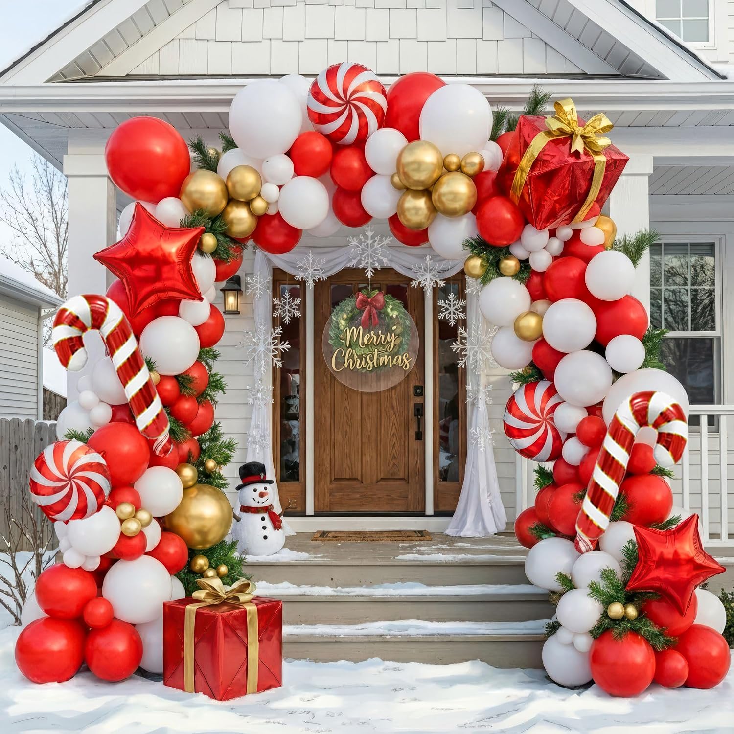 139PCS Christmas Balloon Arch  - đánh giá và giá Wedding Balloon Arch