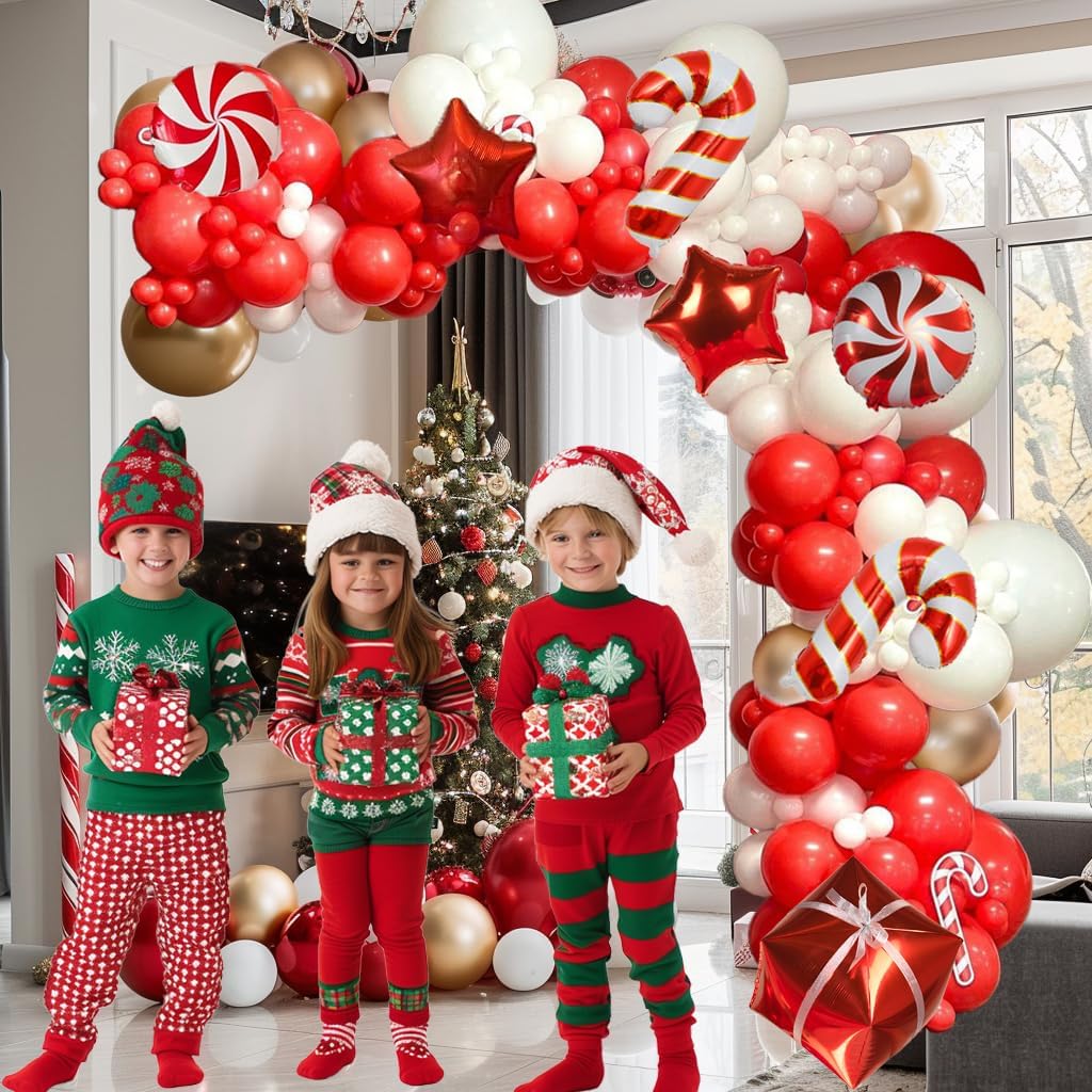 139PCS Christmas Balloon Arch  - đánh giá và giá Wedding Balloon Arch