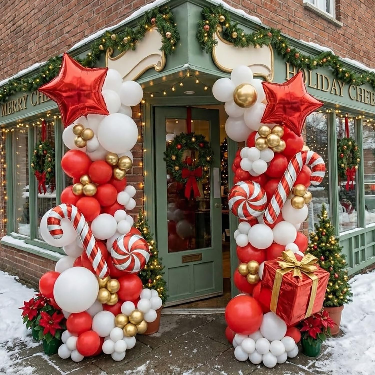 139PCS Christmas Balloon Arch  - đánh giá và giá Wedding Balloon Arch