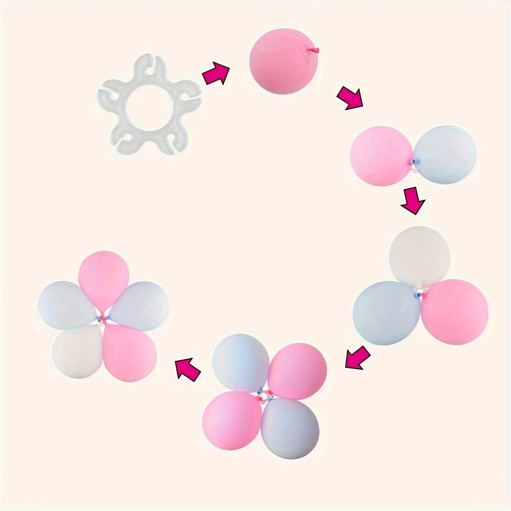 50Pcs Balloon Clips Plastic Ba - đánh giá và giá Wedding Balloon Arch