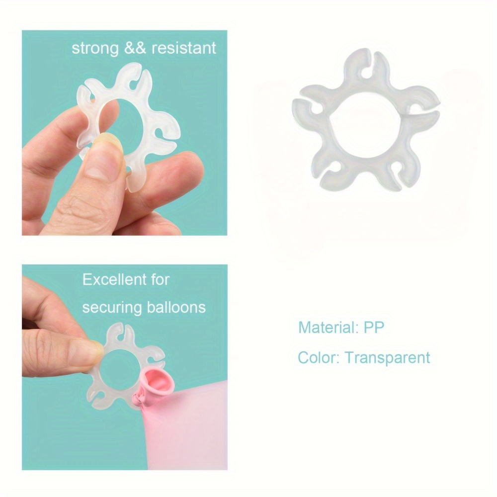 50Pcs Balloon Clips Plastic Ba - đánh giá và giá Wedding Balloon Arch