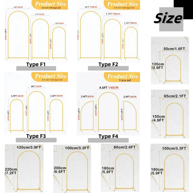 EU Warehouse Gold Metal Balloo - đánh giá và giá Wedding Balloon Arch